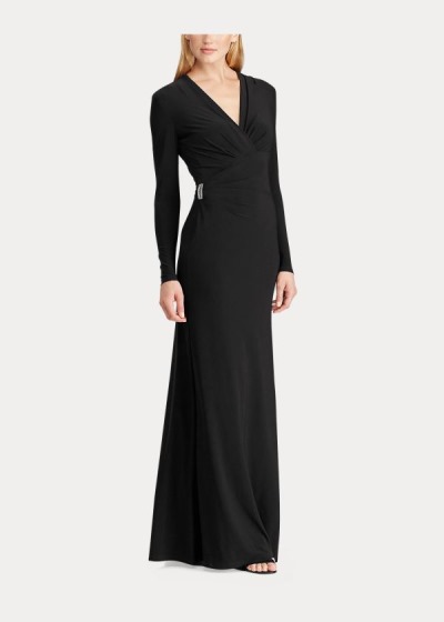 Women's Ralph Lauren Pleated Matte Jersey Gowns | 960271BSU